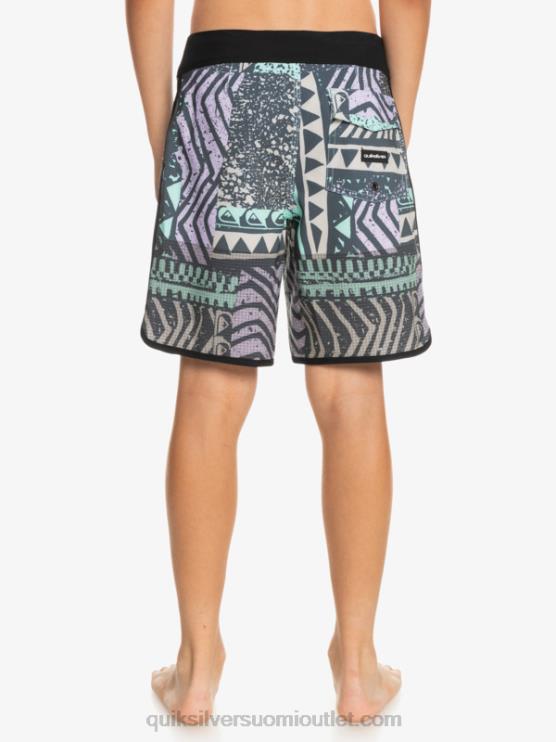 Quiksilver D6JJ2147 pojat keskiyön laivasto 8-16 highlite kampasimpukka 16 boardshortsit