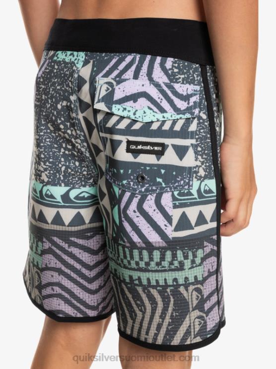 Quiksilver D6JJ2147 pojat keskiyön laivasto 8-16 highlite kampasimpukka 16 boardshortsit