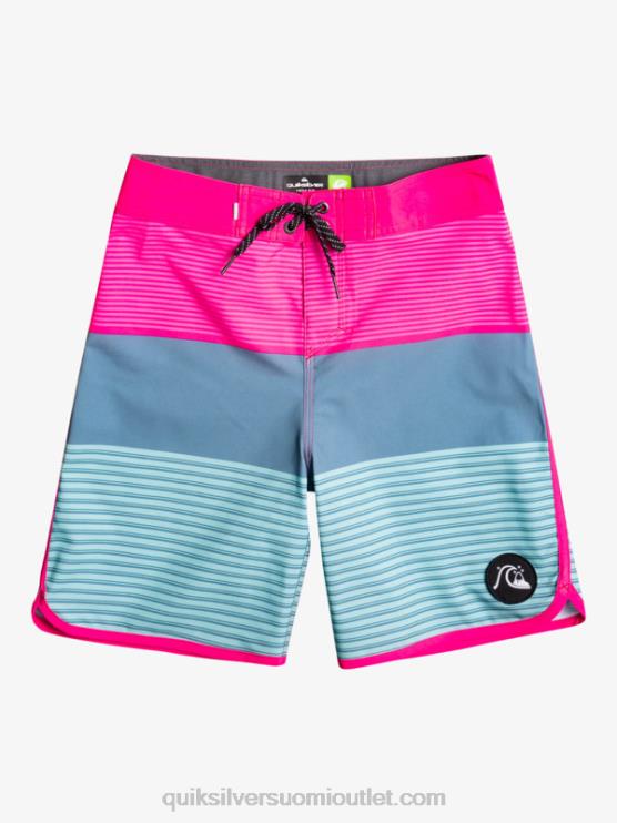 Quiksilver D6JJ2268 pojat vaaleanpunainen glo 8-16 surfsilk tijuana yth 17 boardshort