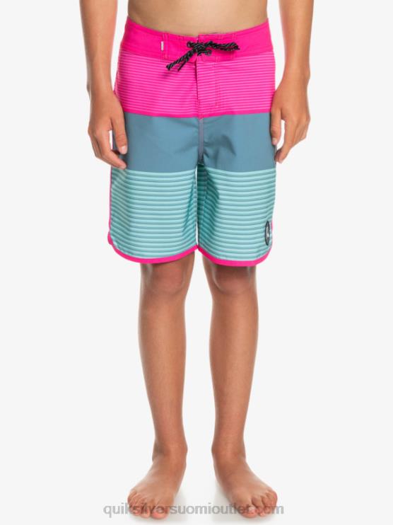 Quiksilver D6JJ2268 pojat vaaleanpunainen glo 8-16 surfsilk tijuana yth 17 boardshort