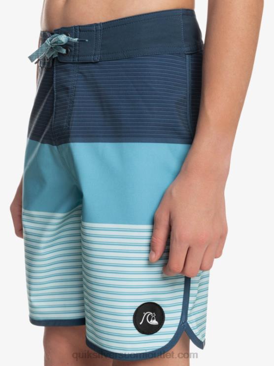 Quiksilver D6JJ2269 pojat merkki sininen 8-16 surfsilk tijuana yth 17 boardshort