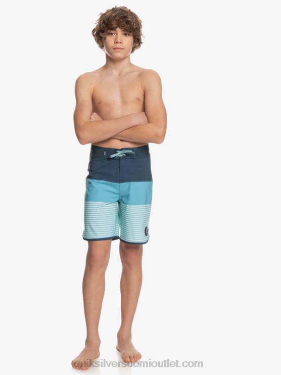 Quiksilver D6JJ2269 pojat merkki sininen 8-16 surfsilk tijuana yth 17 boardshort