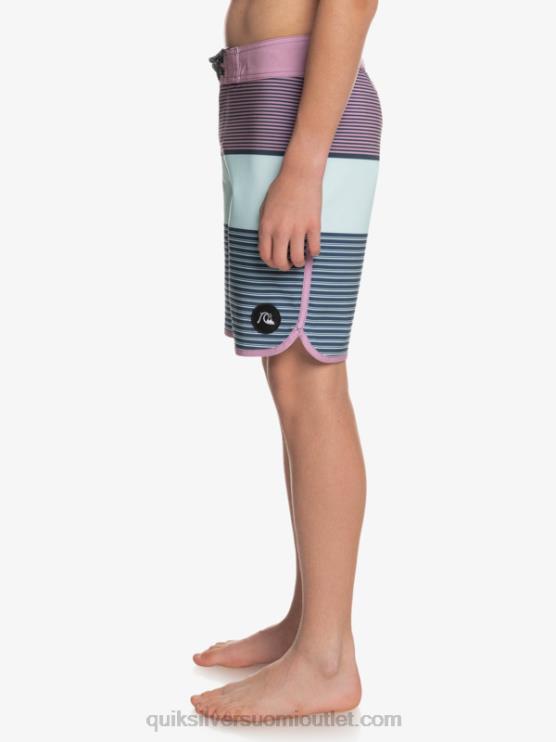 Quiksilver D6JJ2270 pojat pölyinen orkidea 8-16 surfsilk tijuana yth 17 boardshort