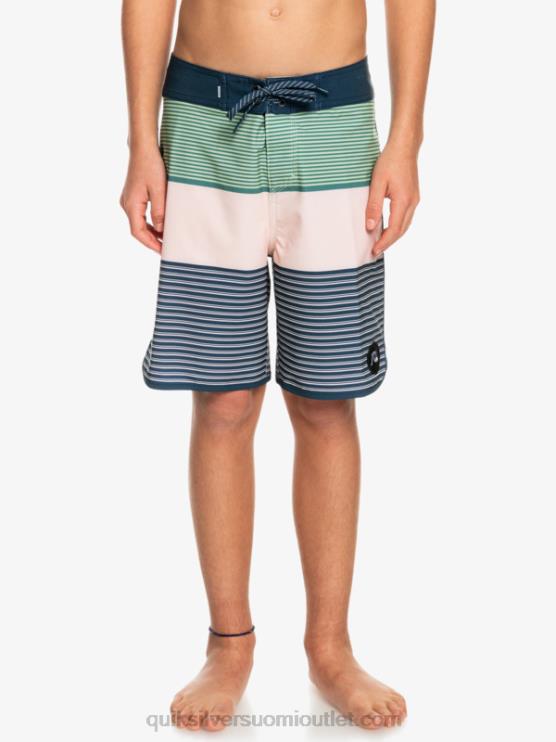 Quiksilver D6JJ2271 pojat verhottu ruusu 8-16 surfsilk tijuana yth 17 boardshort