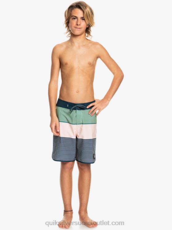 Quiksilver D6JJ2271 pojat verhottu ruusu 8-16 surfsilk tijuana yth 17 boardshort