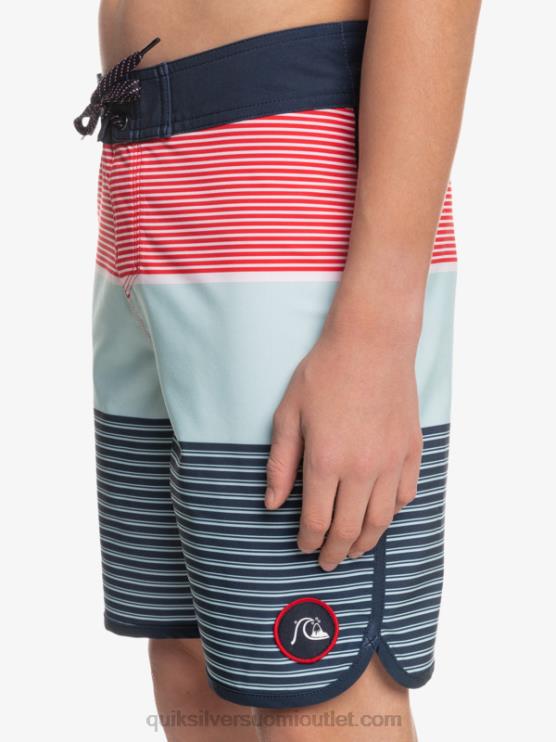 Quiksilver D6JJ2272 pojat korkean riskin punainen 8-16 surfsilk tijuana yth 17 boardshort