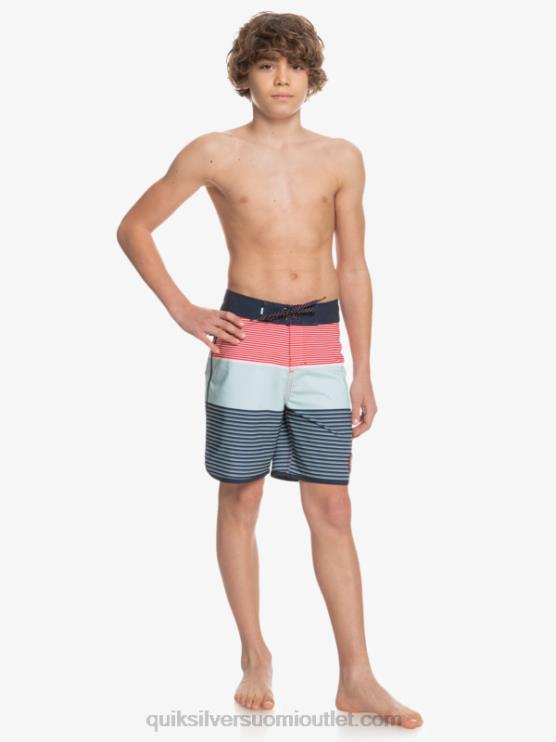 Quiksilver D6JJ2272 pojat korkean riskin punainen 8-16 surfsilk tijuana yth 17 boardshort