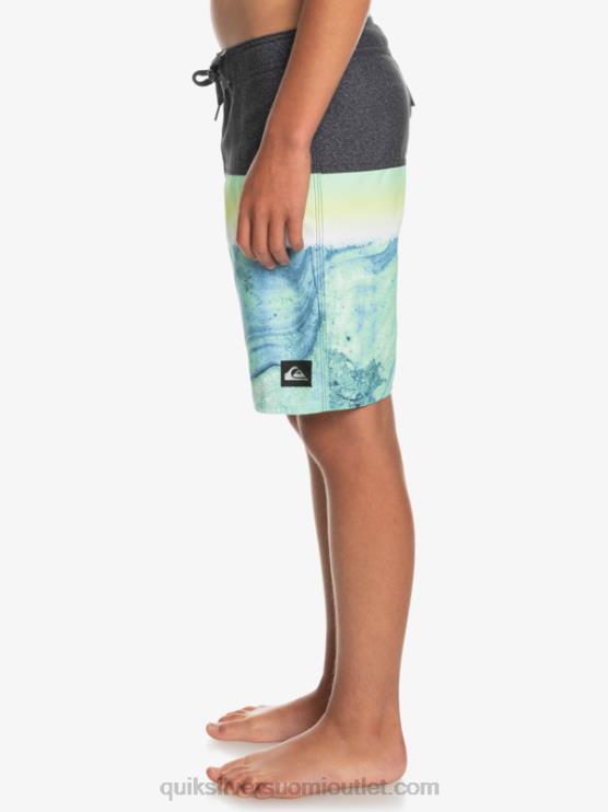 Quiksilver D6JJ2274 pojat vihreää tuhkaa 8-16 päivittäinen paneeli yth 17 boardshort