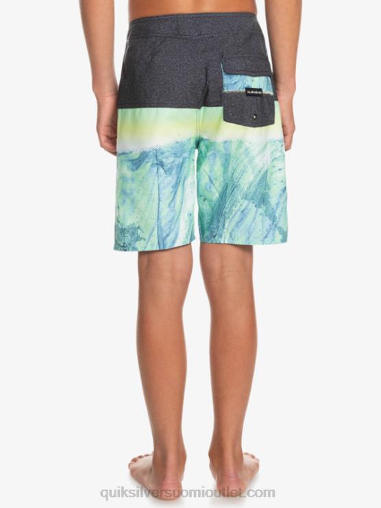 Quiksilver D6JJ2274 pojat vihreää tuhkaa 8-16 päivittäinen paneeli yth 17 boardshort