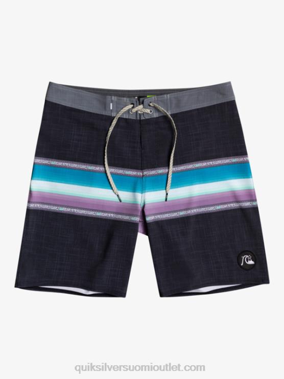 Quiksilver D6JJ2280 pojat musta 8-16 surfsilk auringon haalistuneet 17 boardshortsit