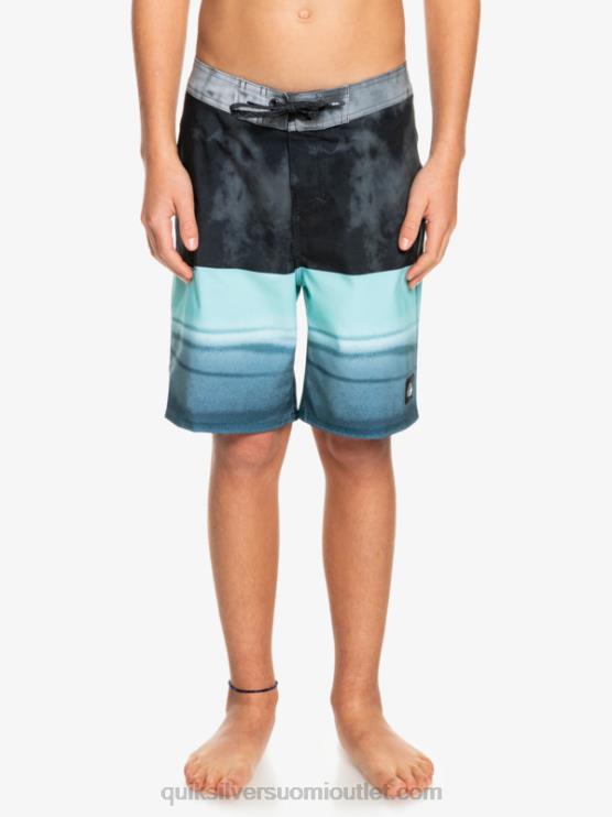 Quiksilver D6JJ2298 pojat musta 8-16 surfsilk five-0 17 boardshortsit