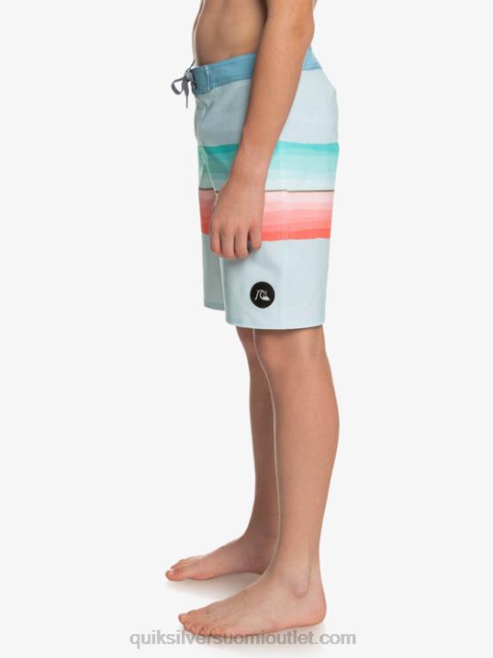 Quiksilver D6JJ2300 pojat merkki sininen 8-16 surfsilkkihartsisävy 17 boardshortsit