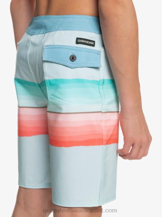 Quiksilver D6JJ2300 pojat merkki sininen 8-16 surfsilkkihartsisävy 17 boardshortsit