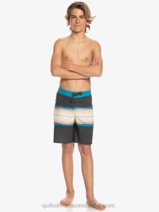 Quiksilver D6JJ2303 pojat asfaltti 8-16 surfsilkkihartsisävy 17 boardshortsit