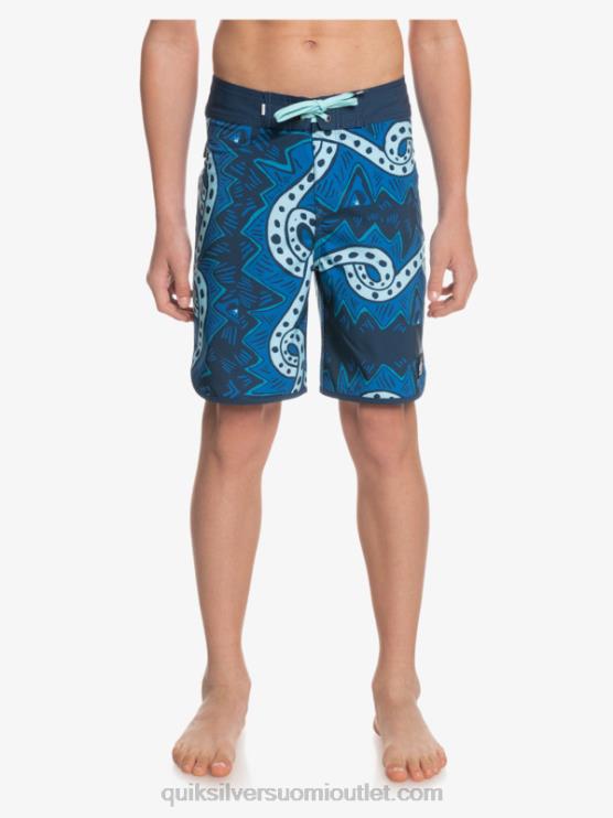 Quiksilver D6JJ2328 pojat merkki sininen 8-16 surfsilk vaihtohousut 17 boardshortsit