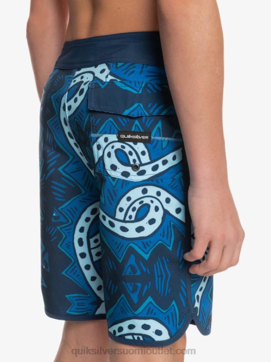 Quiksilver D6JJ2328 pojat merkki sininen 8-16 surfsilk vaihtohousut 17 boardshortsit