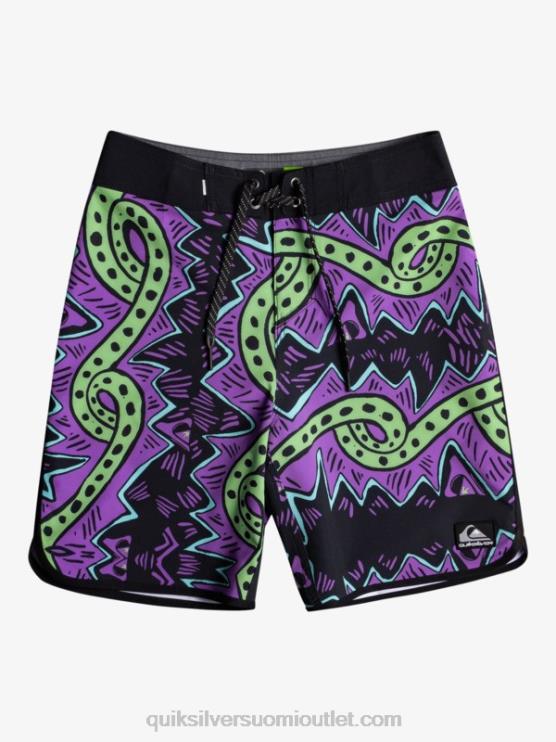 Quiksilver D6JJ2329 pojat musta 8-16 surfsilk vaihtohousut 17 boardshortsit