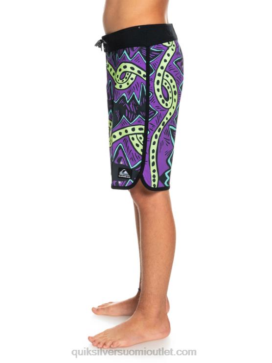 Quiksilver D6JJ2329 pojat musta 8-16 surfsilk vaihtohousut 17 boardshortsit
