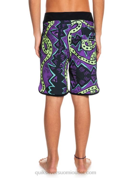 Quiksilver D6JJ2329 pojat musta 8-16 surfsilk vaihtohousut 17 boardshortsit