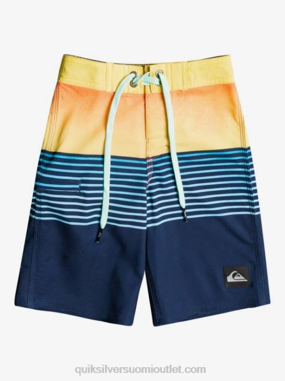 Quiksilver D6JJ2336 pojat laivasto bleiseri 2-7 surfsilk slab 14 kierrätetty boardshortsit