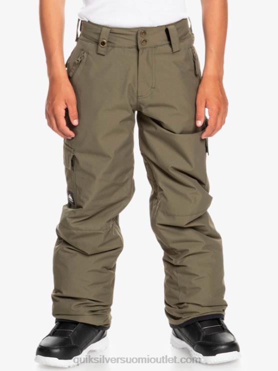 Quiksilver D6JJ2259 pojat rypäleen lehtiä 8-16 portteri lumihousut