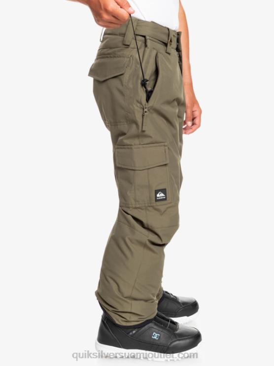 Quiksilver D6JJ2259 pojat rypäleen lehtiä 8-16 portteri lumihousut