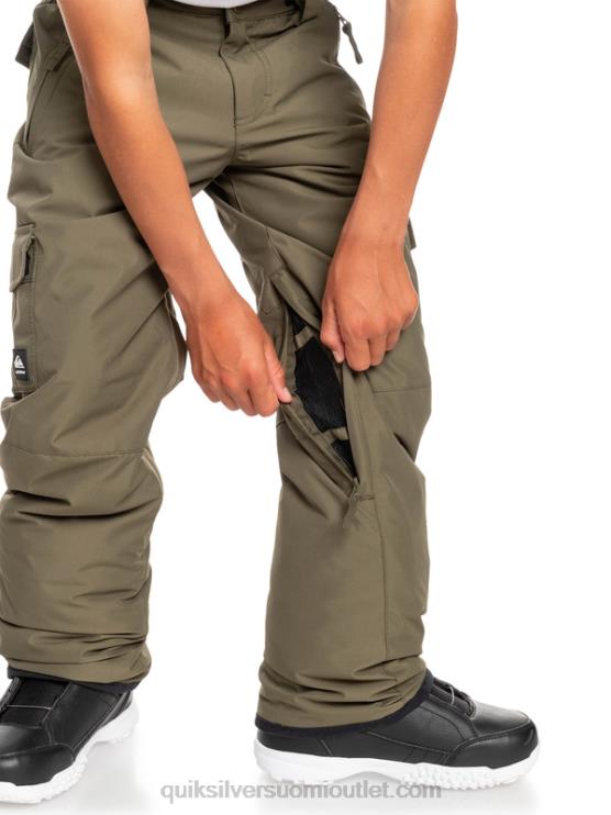 Quiksilver D6JJ2259 pojat rypäleen lehtiä 8-16 portteri lumihousut