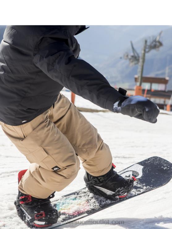 Quiksilver D6JJ2260 pojat tanniini 8-16 portteri eristetyt khaki lumihousut