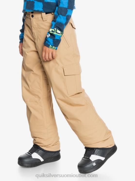 Quiksilver D6JJ2260 pojat tanniini 8-16 portteri eristetyt khaki lumihousut
