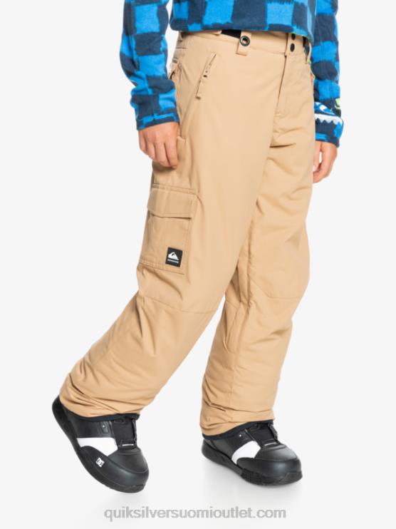 Quiksilver D6JJ2260 pojat tanniini 8-16 portteri eristetyt khaki lumihousut