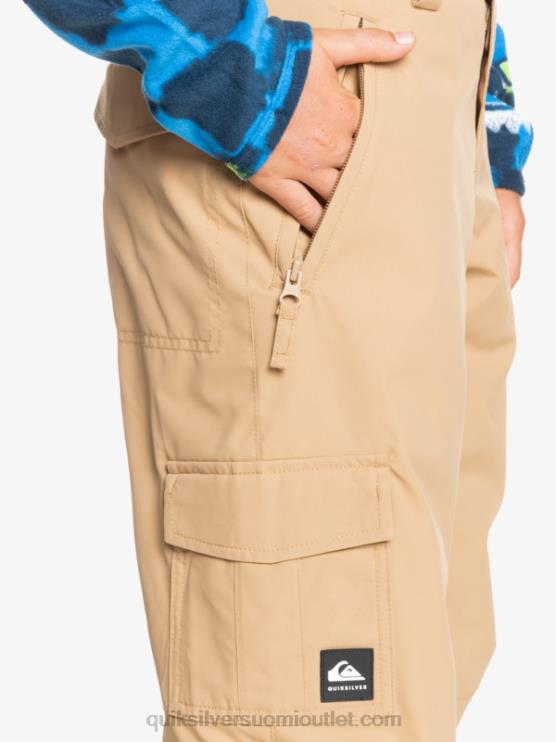 Quiksilver D6JJ2260 pojat tanniini 8-16 portteri eristetyt khaki lumihousut