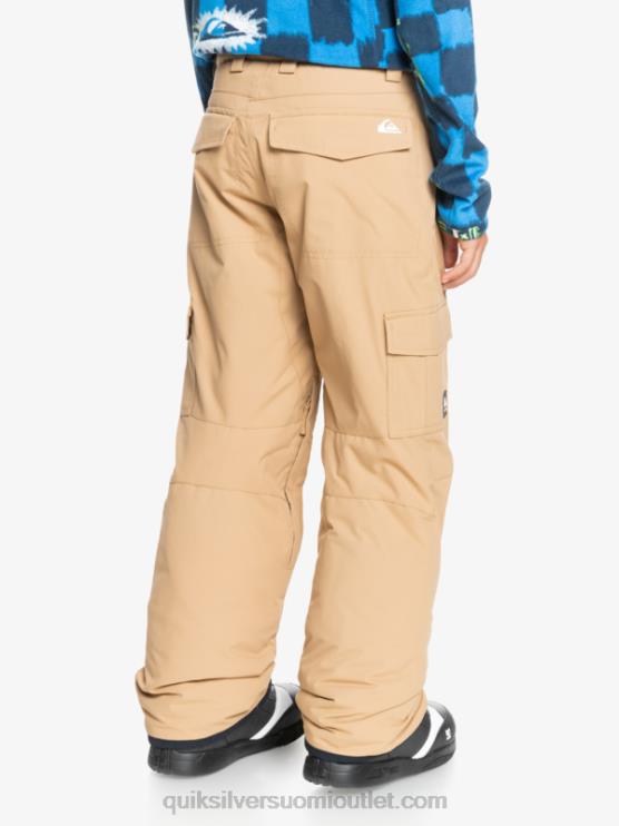 Quiksilver D6JJ2260 pojat tanniini 8-16 portteri eristetyt khaki lumihousut