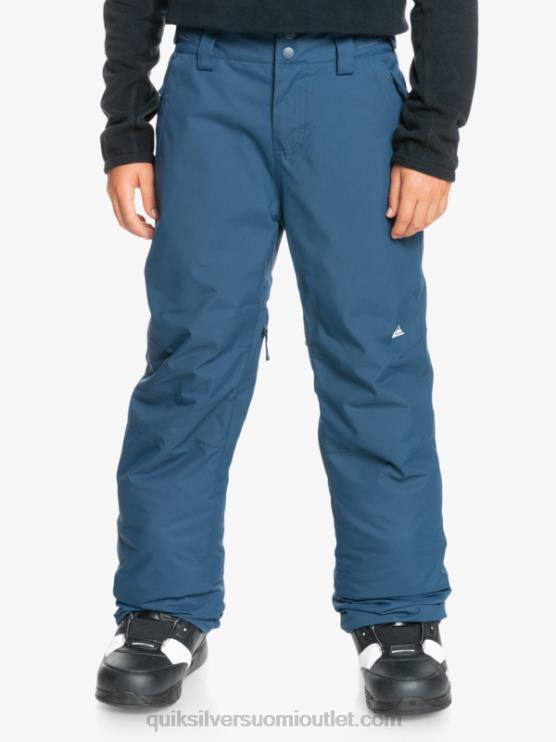 Quiksilver D6JJ2292 pojat merkki sininen 8-16 farmarieristetyt siniset lumihousut 8-16