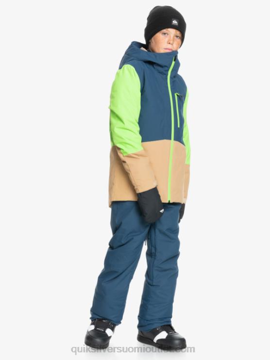 Quiksilver D6JJ2292 pojat merkki sininen 8-16 farmarieristetyt siniset lumihousut 8-16