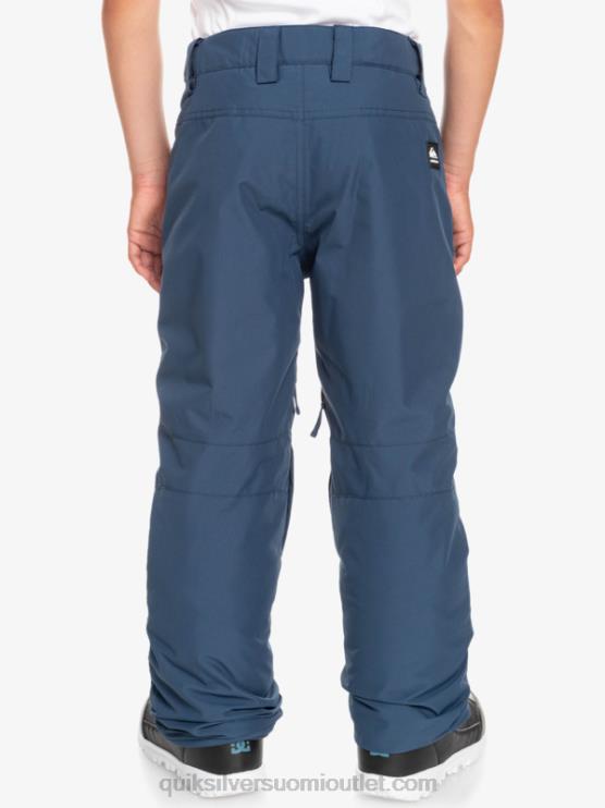 Quiksilver D6JJ2292 pojat merkki sininen 8-16 farmarieristetyt siniset lumihousut 8-16