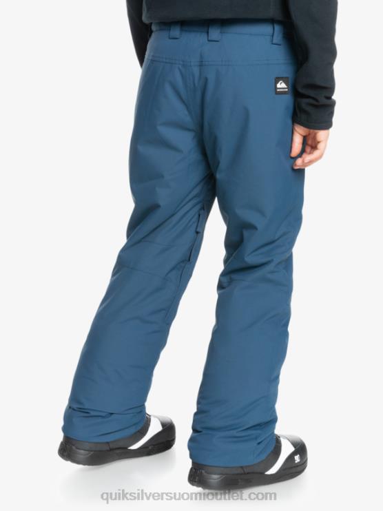 Quiksilver D6JJ2292 pojat merkki sininen 8-16 farmarieristetyt siniset lumihousut 8-16