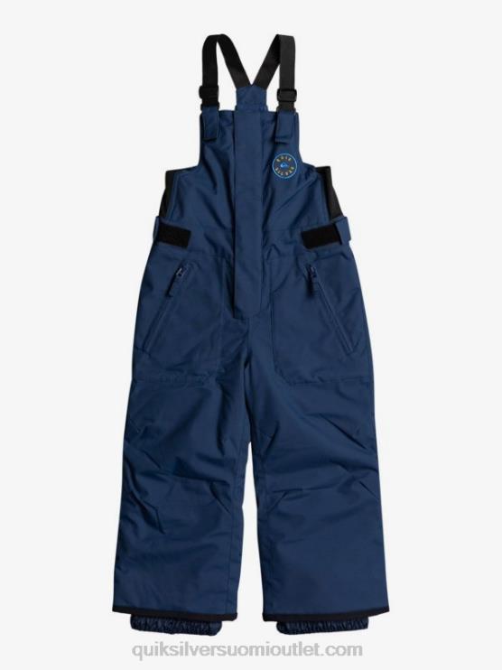 Quiksilver D6JJ2296 pojat merkki sininen 2-7 boogie-eristetyt tummansiniset lumihousut