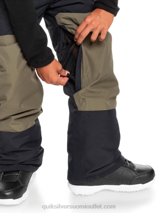 Quiksilver D6JJ2318 pojat oikea musta 8-16 mash up eristetyt lumilappuhousut