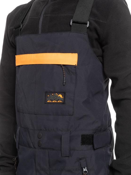 Quiksilver D6JJ2318 pojat oikea musta 8-16 mash up eristetyt lumilappuhousut