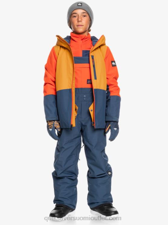 Quiksilver D6JJ2319 pojat merkki sininen 8-16 mash up eristetyt lumilappuhousut