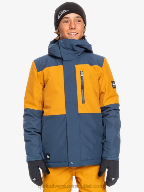 Quiksilver D6JJ2338 pojat merkki sininen 8-16 mission block tekninen lumitakki