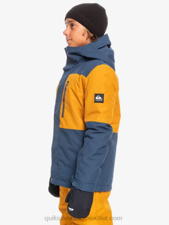 Quiksilver D6JJ2338 pojat merkki sininen 8-16 mission block tekninen lumitakki