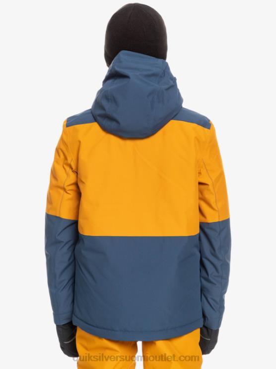 Quiksilver D6JJ2338 pojat merkki sininen 8-16 mission block tekninen lumitakki