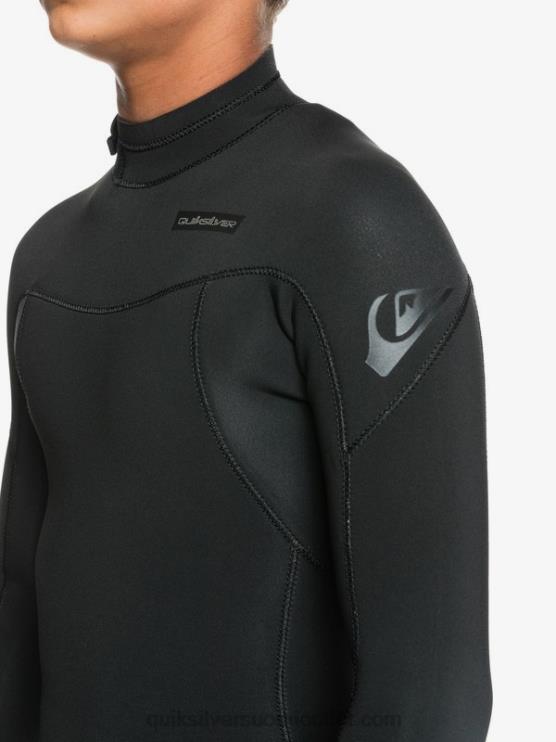 Quiksilver D6JJ2188 pojat musta 8-16 4/3mm sessions l/sl fullsuit