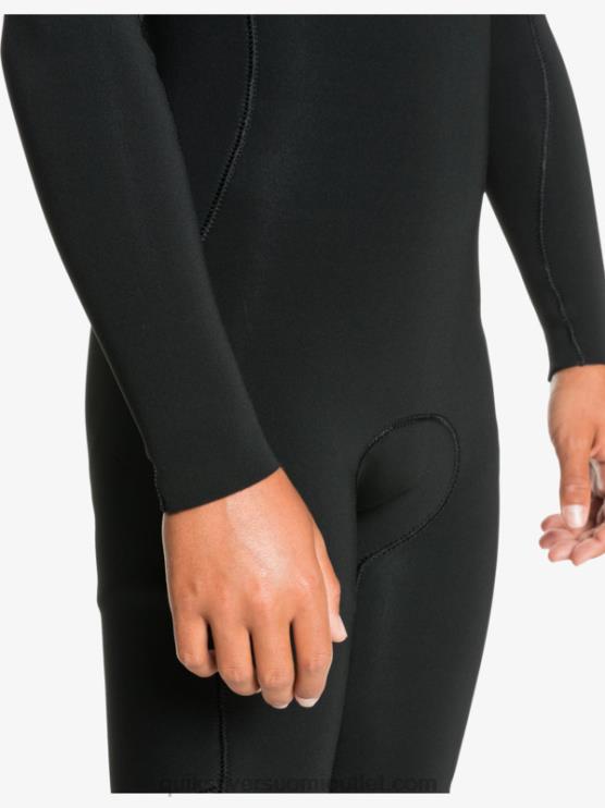 Quiksilver D6JJ2188 pojat musta 8-16 4/3mm sessions l/sl fullsuit