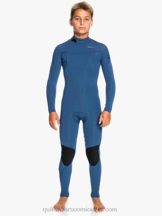 Quiksilver D6JJ2189 pojat merkki sininen 8-16 4/3mm sessions l/sl fullsuit