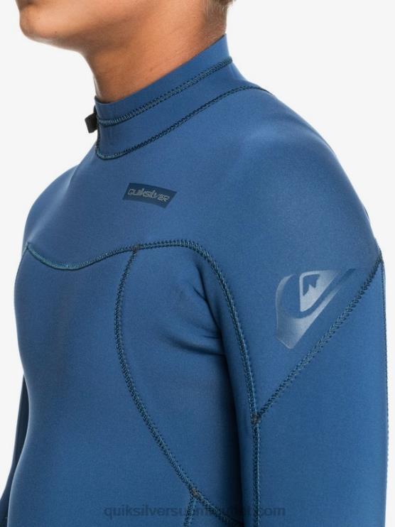 Quiksilver D6JJ2189 pojat merkki sininen 8-16 4/3mm sessions l/sl fullsuit
