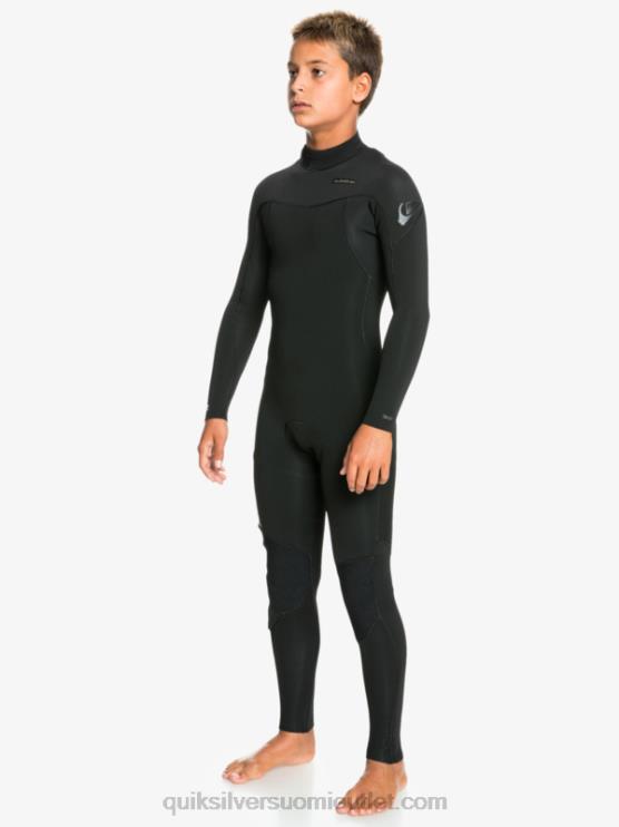 Quiksilver D6JJ2194 pojat musta 8-16 3/2mm istuntoja l/sl fullsuit