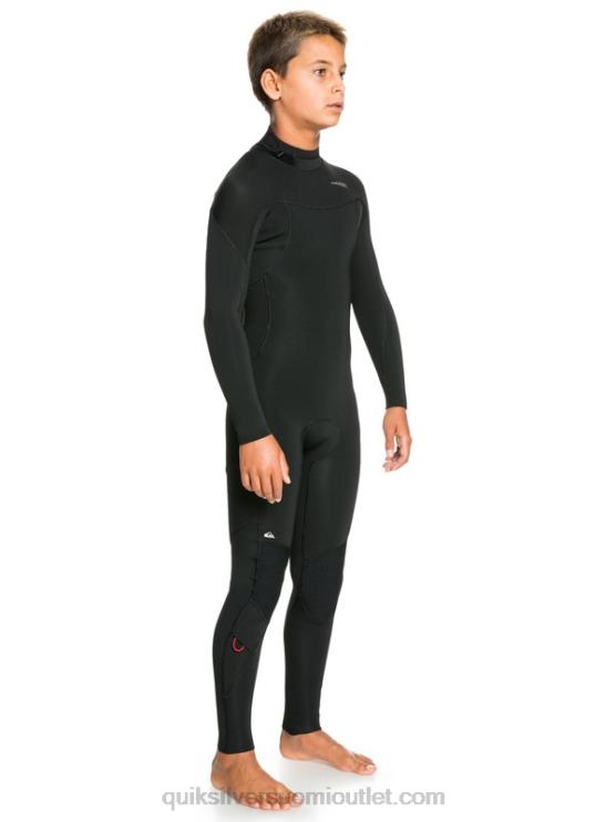 Quiksilver D6JJ2194 pojat musta 8-16 3/2mm istuntoja l/sl fullsuit