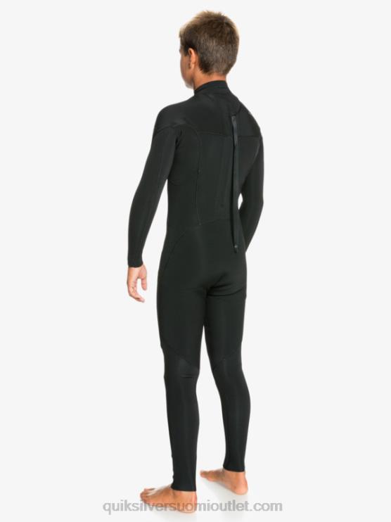 Quiksilver D6JJ2194 pojat musta 8-16 3/2mm istuntoja l/sl fullsuit